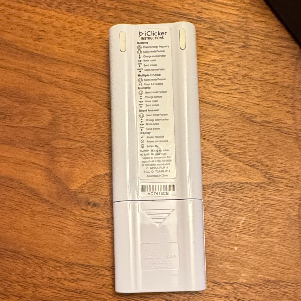 iClicker 2 Remote Control - Picture 2 of 3